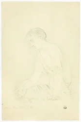 Statue of Seated Girl