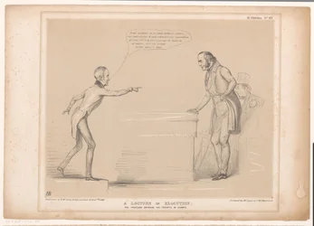 Caricature with Roebuck and Lord Bentinck
