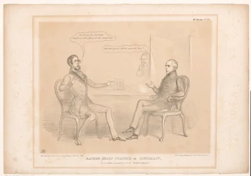 Caricature of Royal Marriages (title on object: Rather Sharp Practice in Diplomacy, Or a Curious Illustration of the Entente Cordiale) (series title on object: HB Sketches)