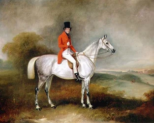 Charles Neil Hogg on his Hunter 