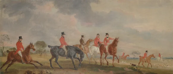 The Quorn Hunt: The Artist and his Friends Moving Off