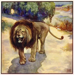 I Was Aware for a Single Instant Only That the Lion Was Coming