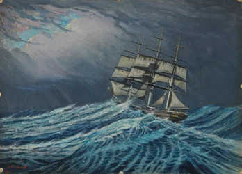 A Sailing Ship, Late 19th Century - Mid 20th Century