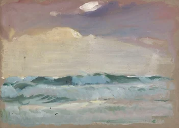 Grey Sea in Moonlight, Port Leven