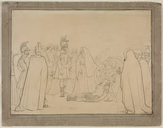 Aeneas Shown the Body of Pallas from Virgil