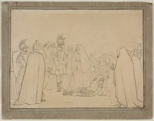 Aeneas Shown the Body of Pallas from Virgil