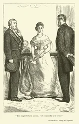 Illustration for Phineas Finn by Anthony Trollope