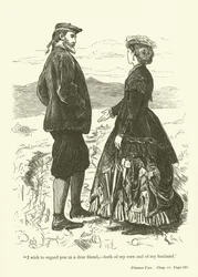 Illustration for Phineas Finn by Anthony Trollope