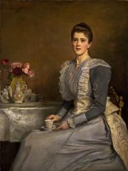 Portrait of Mary Endicott, Mrs Joseph Chamberlain
