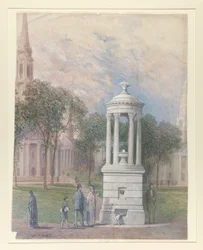Bennett Fountain on New Haven Green
