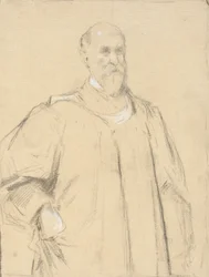 Judge Wayland, Study for a Painting at Yale