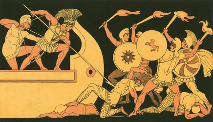 Ajax Defending the Greek Ships Against the Trojans