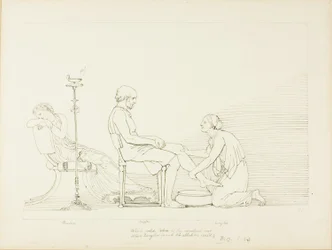 Ulysses, Penelope and Euryclea