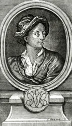 Matthew Prior, Engraved by J. Clark, 1722