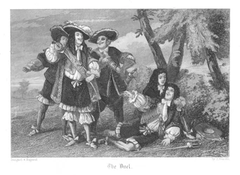 Scene from Old St Pauls by William Harrison Ainsworth