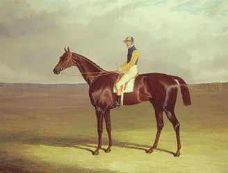 Mr. M. Stanleys Crutch on Newmarket Heath, 1833
