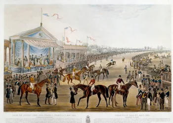 Prix du jockey club at Chantilly in 1841