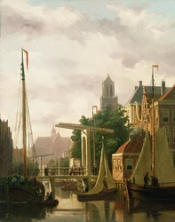 A Canal in Amsterdam