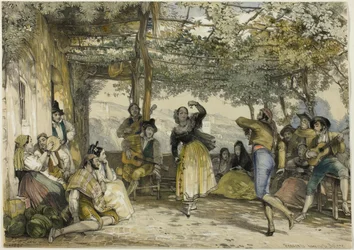 Spanish Peasants Dancing the Bolero