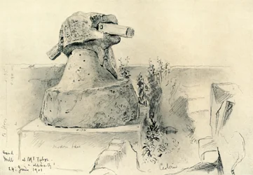 Ancient Hand-Mill at Mount Tabor