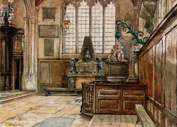 Interior of Allhallows, Barking-by-the-Tower