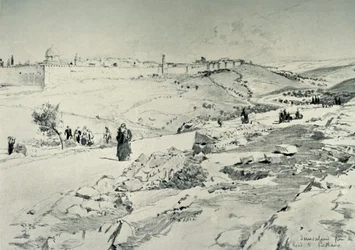 Jerusalem, with the Road from Bethany, 1902