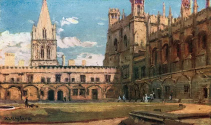 The Tom Quadrangle, Christ Church, from the South Entrance