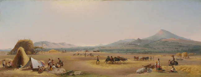 Harvest on the Roman Campagna, 1868