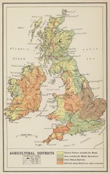 British Isles, Economic, Agricultural Districts