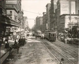 Market Street, East from 10th, Philadelphia