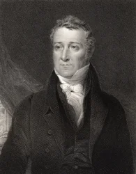 William Huskisson, engraved by John Cochran, from 