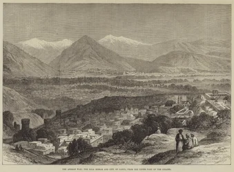 The Afghan War, the Bala Hissar and City of Kabul, from the Upper Part of the Citadel