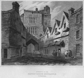 Entrance to the Castle Garth Newcastle, Northumberland