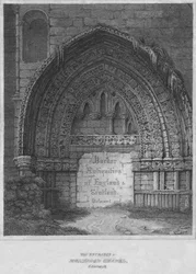West Entrance to Holyrood Chapel, Edinburgh