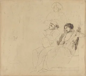 Study for "The Rustic Dancers"