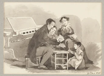 A Game of Cards, 1815