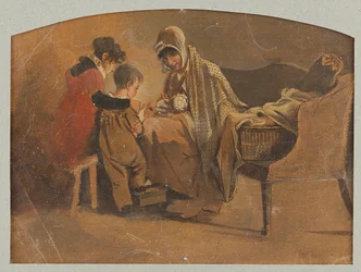 Mother with baby