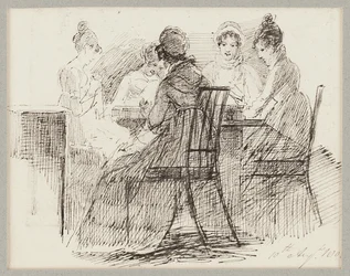 Seated group, 1808