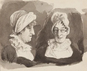 Two views of Mrs H