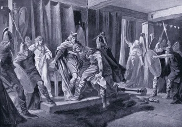 Attempted Assassination of King Edwin of Northumbria AD 626