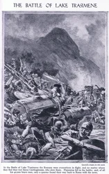 The Battle of Lake Trasimene 217 BC