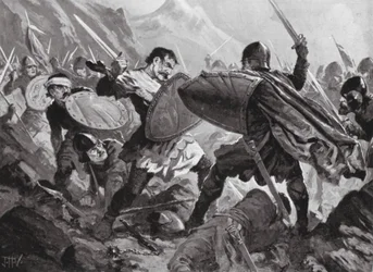 Tsar Michael Shishman of Bulgaria killed at the Battle of Velbuzhd