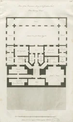 Stafford - Plan of Basement Story of Shire Hall