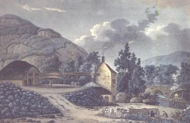 Coal Works - a view near Neath in Glamorganshire, South Wales