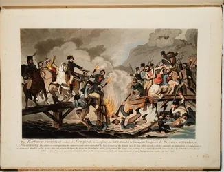 French army crossing the Berezina in November 1812, 1813