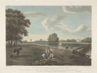 View of Sion House from the Banks of the Thames