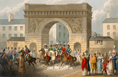 Entrance of the Allies into Paris (engraved by Matthew Dubourg)