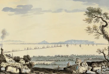 View of Dublin Bay and Harbour, Hill of Howth