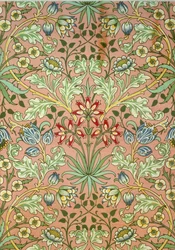 Hyacinth wallpaper, designed for Morris and Company