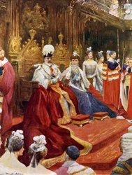 The King Opening Parliament